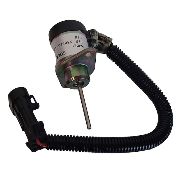 Aftermarket New 12V Fuel Shut Off Solenoid Fits Kubota Fits Bobcat S130 S150 T180 T190 1G925 FSL90-0035 - main